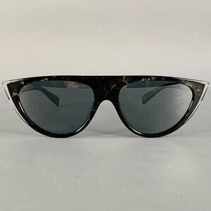 ALAIN MIKLI Miss J Black Acetate Cat Eye Sunglasses